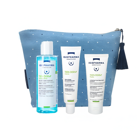 Isispharma Trousse Neotone : contour des yeux 15 ml, gel nettoyant 150 ml et eau micellaire 100 ml offerte, routine anti-cernes et nettoyage doux | parapharmacie Tunisie | laparadulac.com

