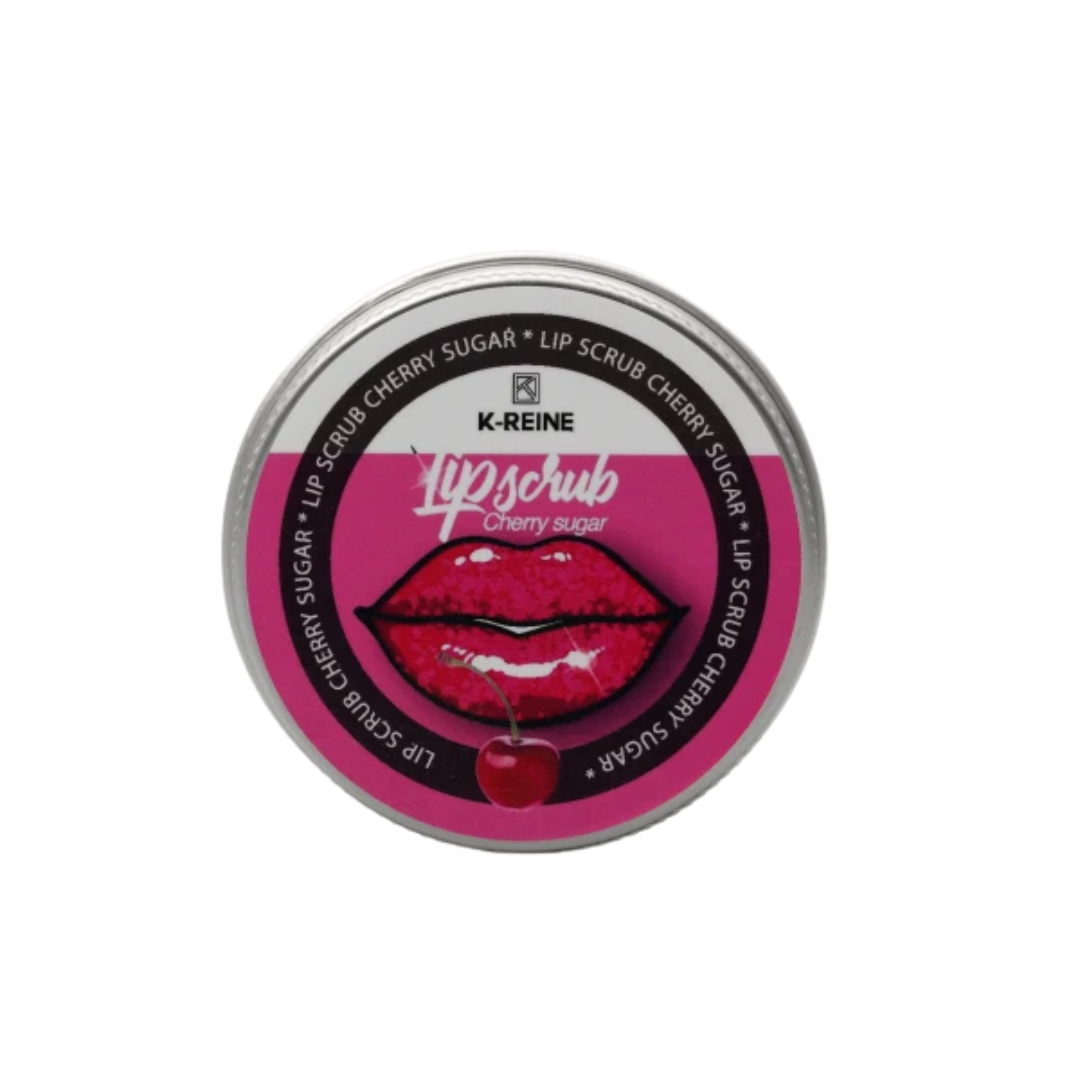 Soin lèvres exfoliant et hydratant K‑REINE goût cerise, fraise ou vanille – disponible sur laparadulac.com, parapharmacie Tunisie

