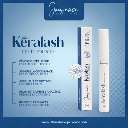 Sérum cils et sourcils JOUVENCE disponible sur laparadulac.com, parapharmacie Tunisie pour croissance et volume naturels.


