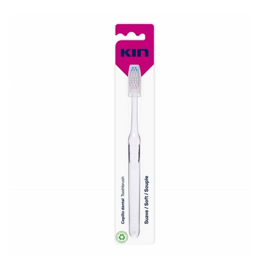 Kin brosse à dents souple, tête compacte et poils doux pour hygiène bucco-dentaire quotidienne | parapharmacie Tunisie | laparadulac.com