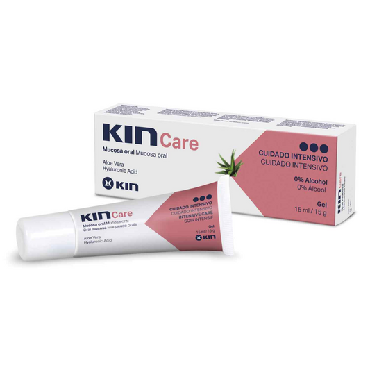 Kin Care Gel 15 ml, gel buccal mucoadhésif à l’acide hyaluronique 0,24 % et aloe vera pour hydrater et protéger la muqueuse | parapharmacie Tunisie | laparadulac.com
