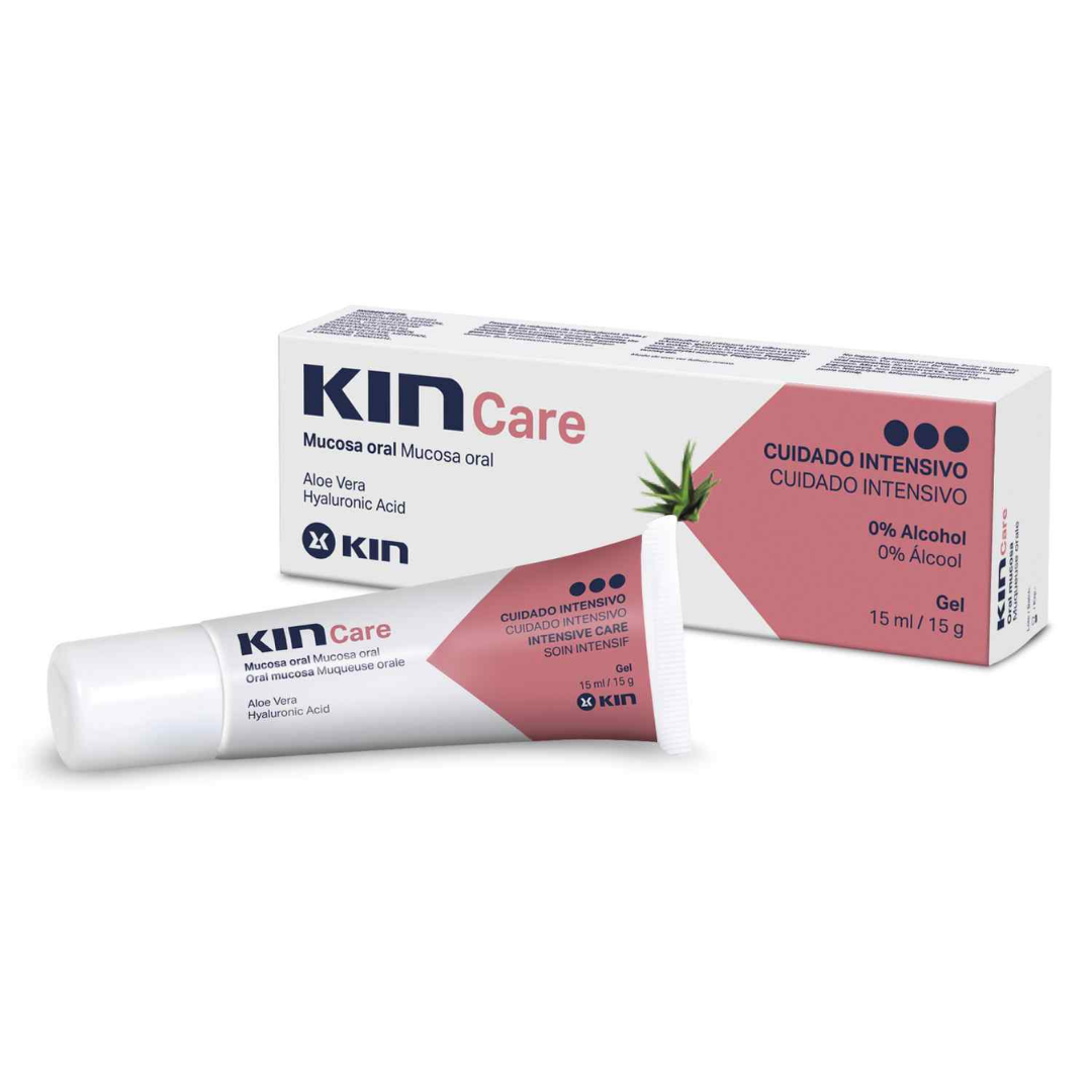 Kin Care Gel 15 ml, gel buccal mucoadhésif à l’acide hyaluronique 0,24 % et aloe vera pour hydrater et protéger la muqueuse | parapharmacie Tunisie | laparadulac.com
