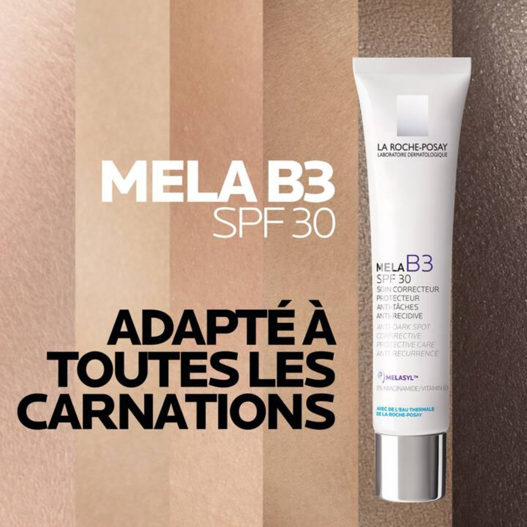 La Roche-Posay MELA B3 SPF 30 – Crème anti-taches visage en Tunisie – Achat sur laparadulac.com

