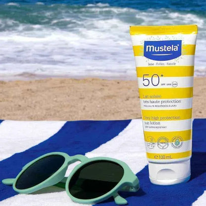 MUSTELA Pack N°3 – Lait Solaire SPF50+ & Huile Vergetures BIO −50% Tunisie original authentique - parapharmacie en ligne La Para Du Lac