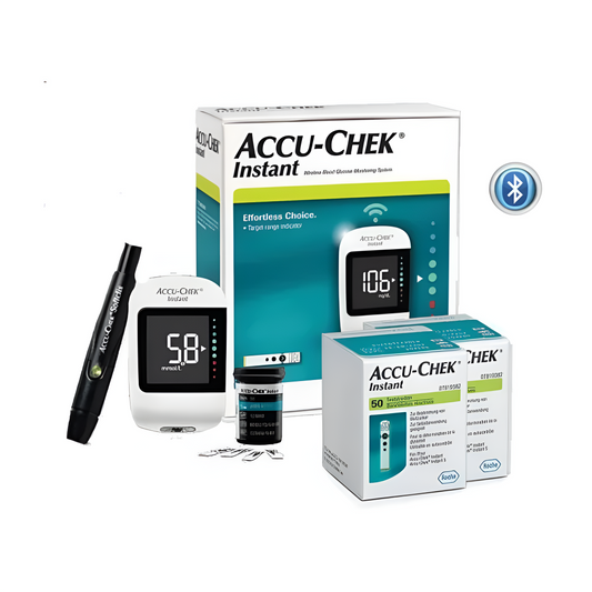 Coffret Accu-Chek Instant avec lecteur et 100 bandelettes – parapharmacie Tunisie – laparadulac.com