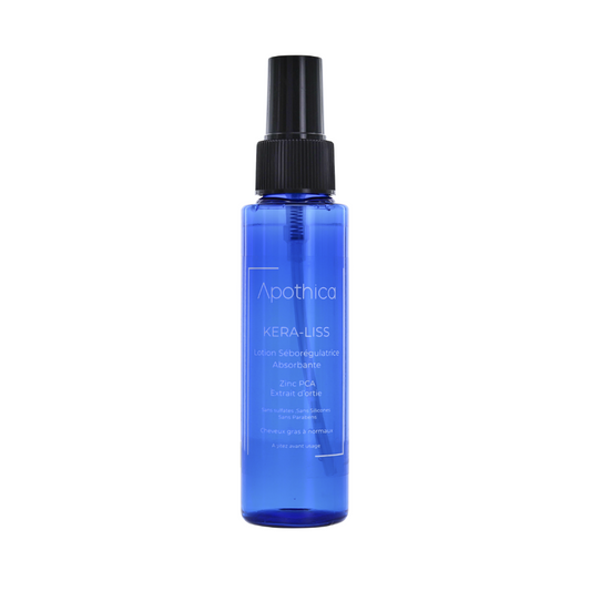 Lotion séborégulatrice cheveux gras Apothica Kera-Liss 100ml, parapharmacie Tunisie laparadulac.com.
