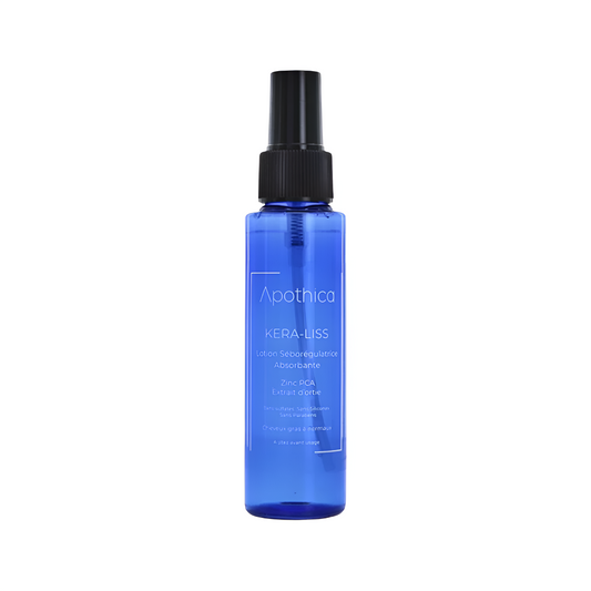 Lotion séborégulatrice cheveux gras Apothica Kera-Liss 100ml, parapharmacie Tunisie laparadulac.com.

