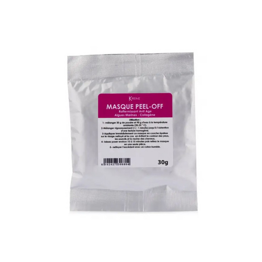 Masque anti-âge peel-off K-Reine 10 doses, disponible sur laparadulac.com, parapharmacie Tunisie pour raffermir la peau et raviver son éclat naturel.

