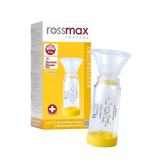 Rossmax Chambre d’Inhalation Bébé 0–1,5 ans – masque doux et efficace

