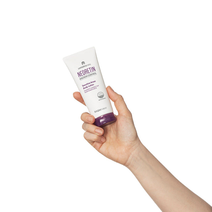 NEORETIN DISCROM CONTROL Sensitive Areas – lotion anti-taches pour zones sensibles du corps – disponible sur laparadulac.com, parapharmacie en Tunisie