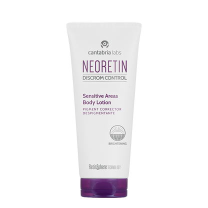 NEORETIN DISCROM CONTROL Sensitive Areas – lotion anti-taches pour zones sensibles du corps – disponible sur laparadulac.com, parapharmacie en Tunisie