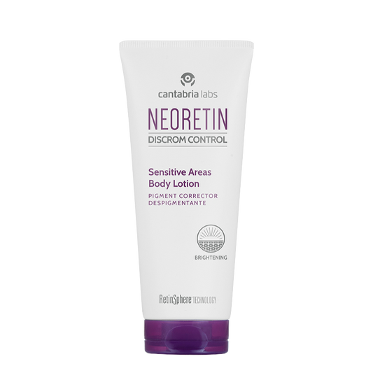 NEORETIN DISCROM CONTROL Sensitive Areas – lotion anti-taches pour zones sensibles du corps – disponible sur laparadulac.com, parapharmacie en Tunisie