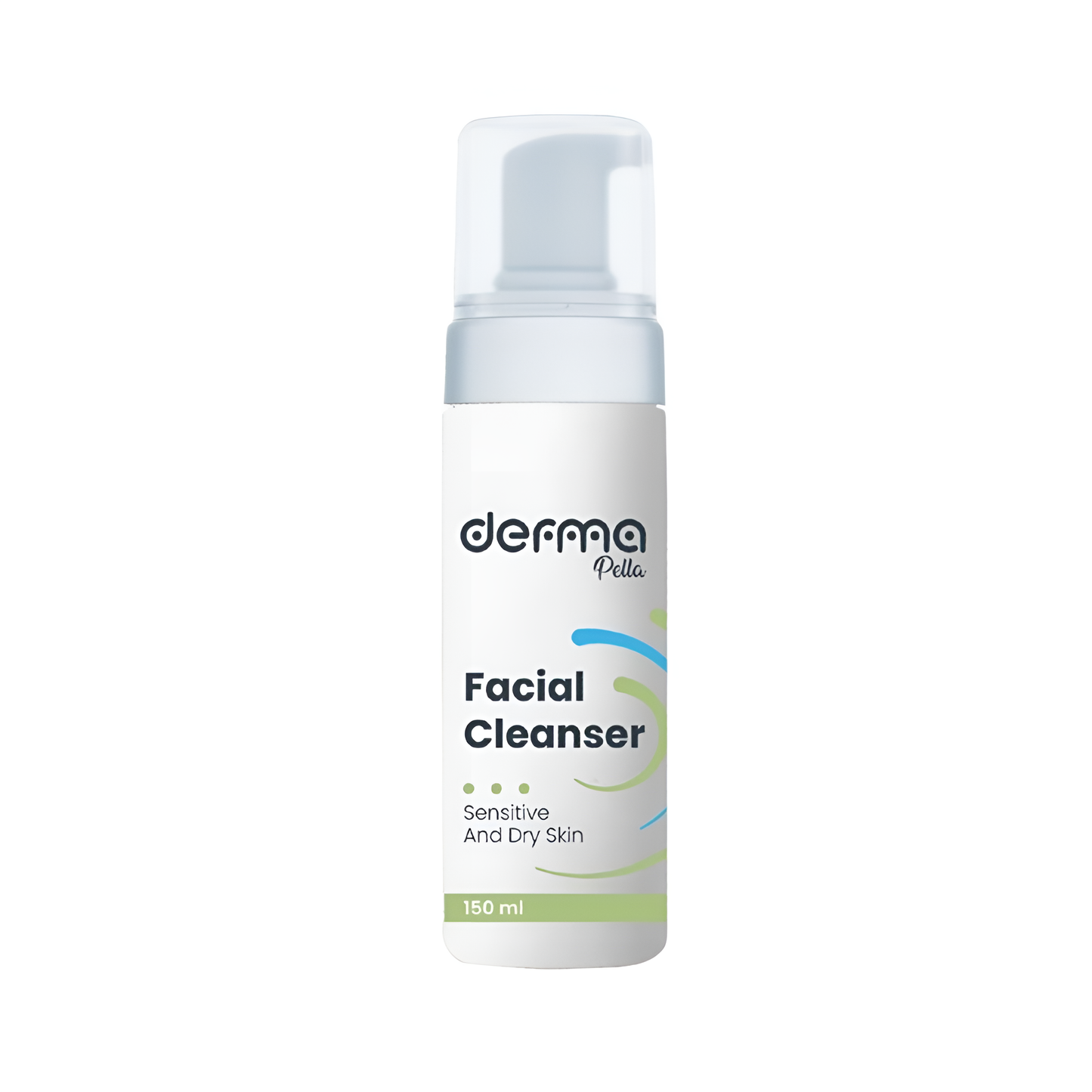 Mousse nettoyante Derma peaux sèches et sensibles 150ml sans sulfate, sur laparadulac.com.