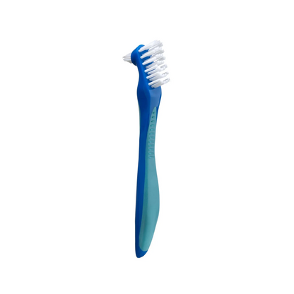 Brosse à dents GUM pour prothèse dentaire, disponible sur laparadulac.com, parapharmacie Tunisie spécialisée en soins bucco-dentaires