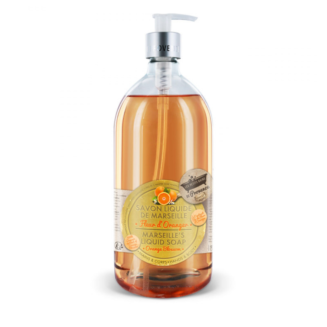 LES PETITS BAINS DE PROVENCE Savon Liquide Fleur D'Oranger
