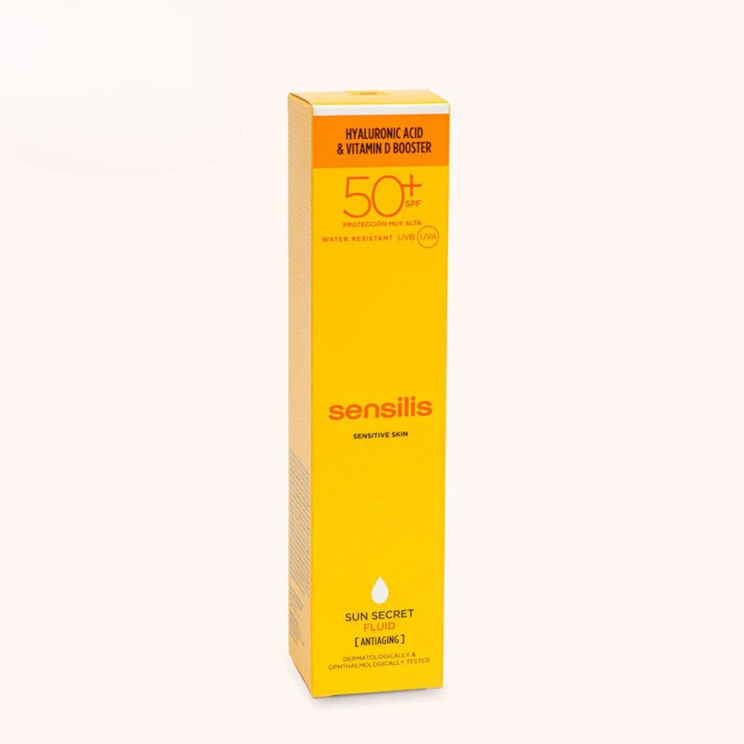 “Sensilis Sun Secret Fluide Teinté SPF50+ 50 ml – fluide hydratant haute protection UV, teint unifié, parapharmacie Tunisie laparadulac.com”

