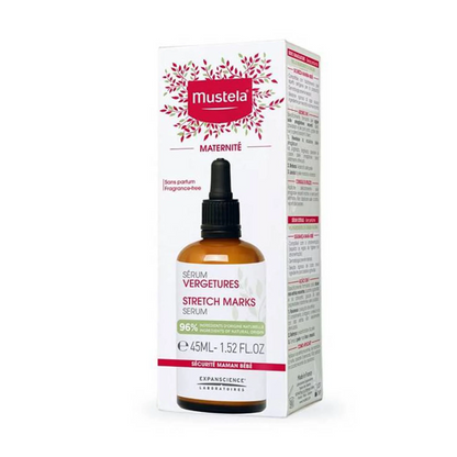 Sérum anti-vergetures Mustela 45ml pour mamans – laparadulac.com, parapharmacie Tunisie.