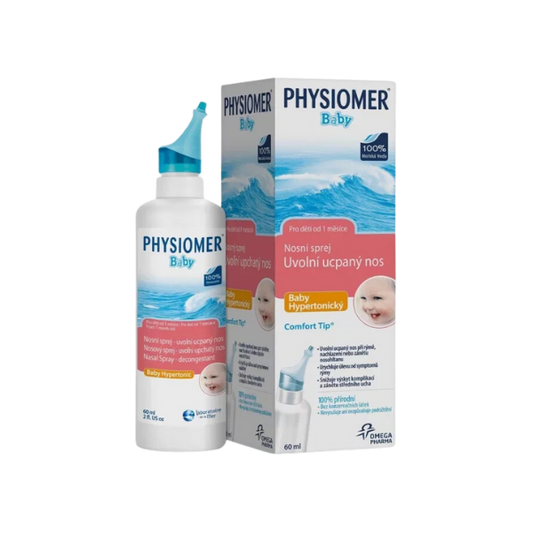 Physiomer Baby Hypertonique en Tunisie – spray nasal eau de mer hypertonique pour bébé, aide à décongestionner le nez bouché (selon usage), hygiène nasale, achat en ligne La Para du Lac laparadulac.com, livraison rapide, prix.