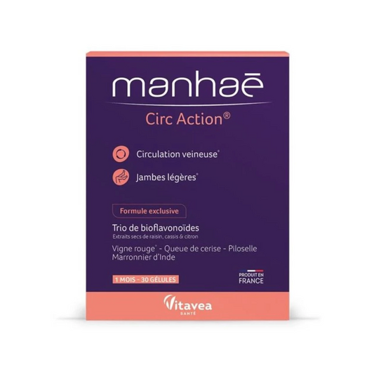 Manhaé Circ Action Vitavea – parapharmacie Tunisie sur laparadulac.com – jambes légères, circulation sanguine naturelle

