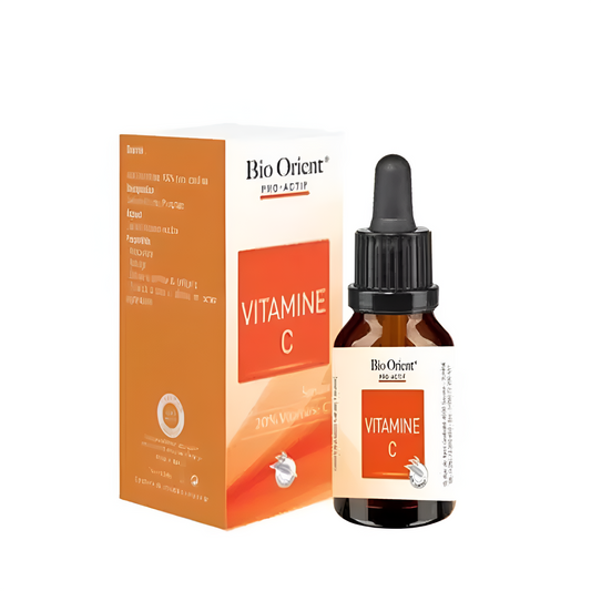 Vitamine C en poudre Bio Orient 10ml – actif cosmétique anti-âge disponible sur laparadulac.com, parapharmacie Tunisie.