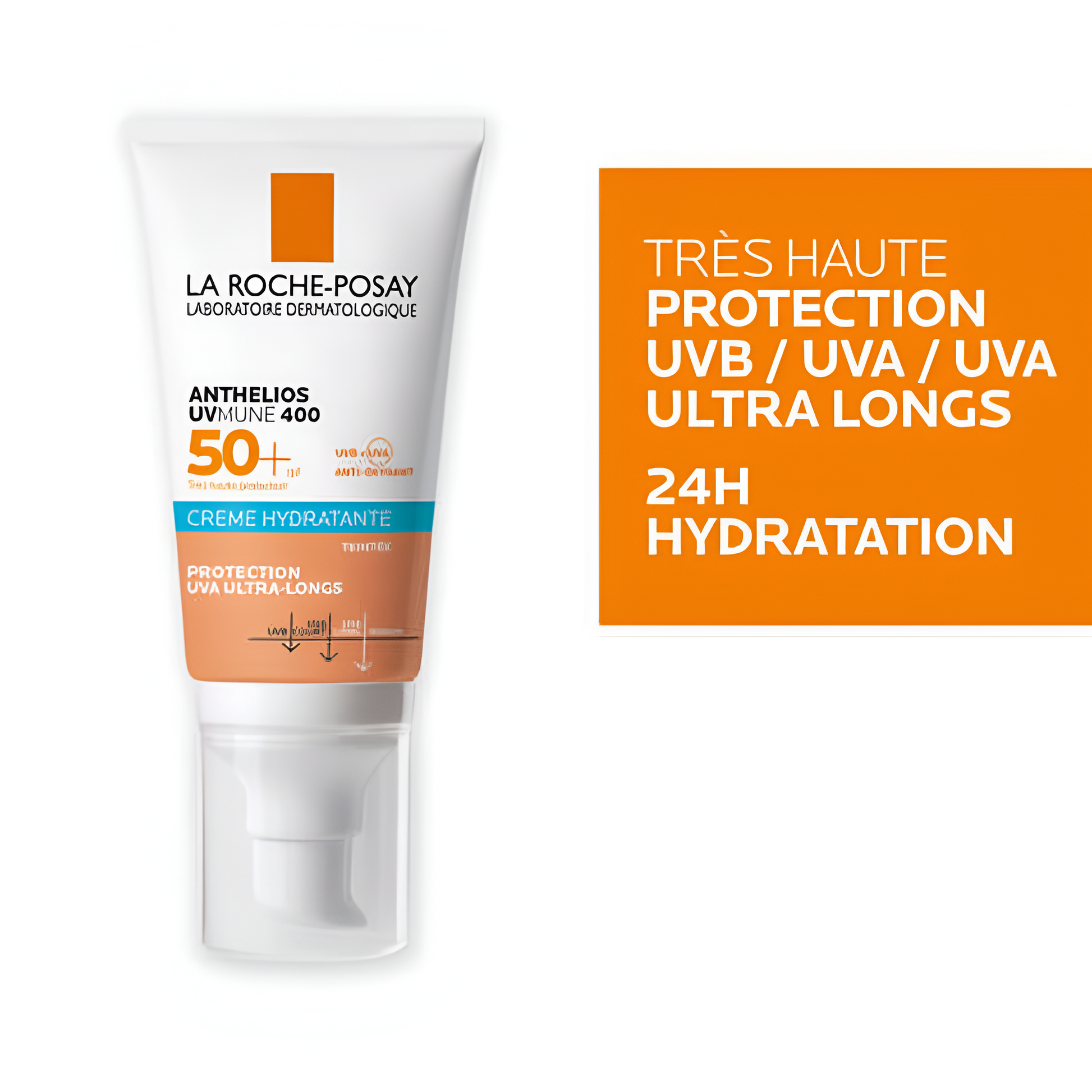 Crème solaire teintée visage LA ROCHE POSAY UVMUNE 400 SPF50+ 50ml disponible sur laparadulac.com – parapharmacie Tunisie.


