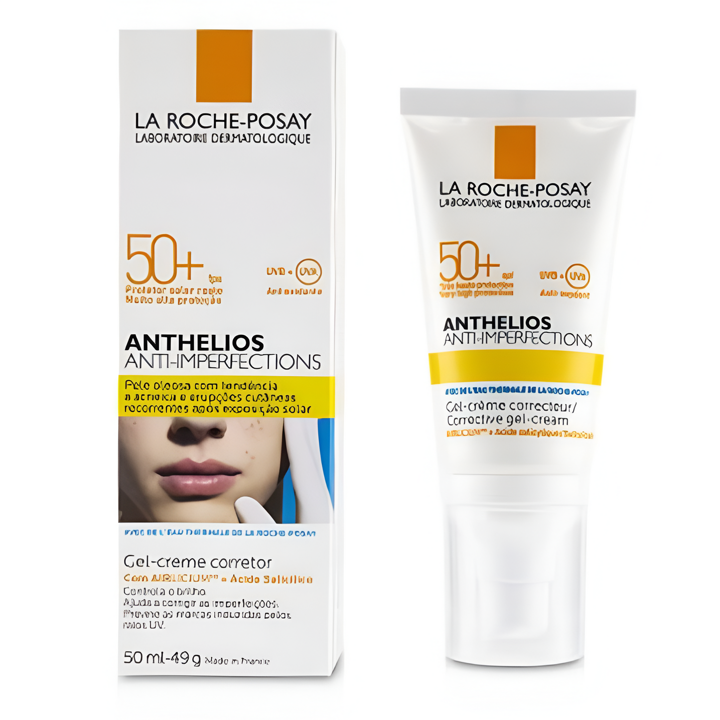 La Roche-Posay Anthelios anti-imperfections solaire acné SPF50+ 50ml – parapharmacie Tunisie – disponible sur laparadulac.com

