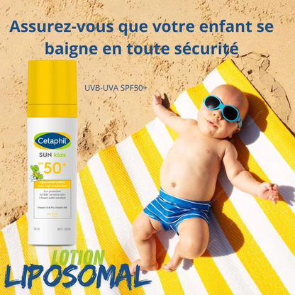 Lotion solaire enfants Cetaphil SPF50+ visage et corps – parapharmacie Tunisie sur laparadulac.com