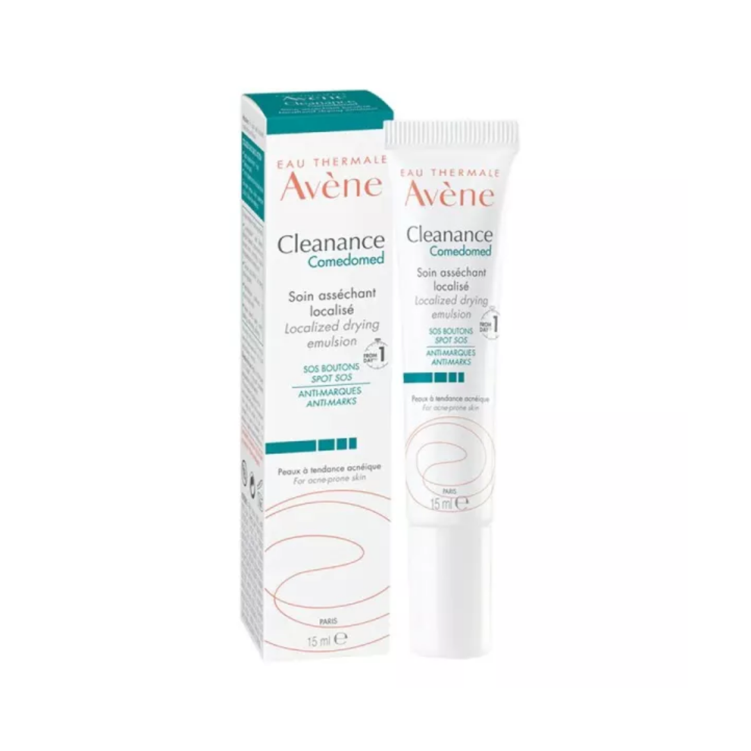 Avène Cleanance Comedomed Soin Asséchant – soin anti-boutons ultra-ciblé peaux acnéiques – disponible Tunisie


