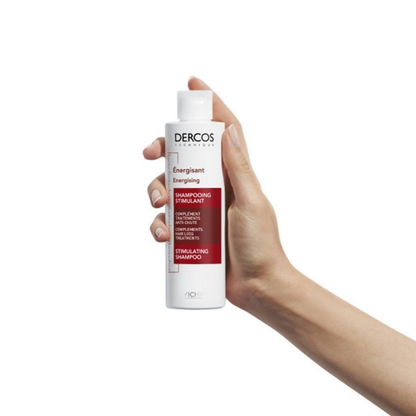 Shampooing anti-chute Dercos Vichy 200ml disponible sur laparadulac.com, parapharmacie Tunisie pour soins capillaires à Tunis.
