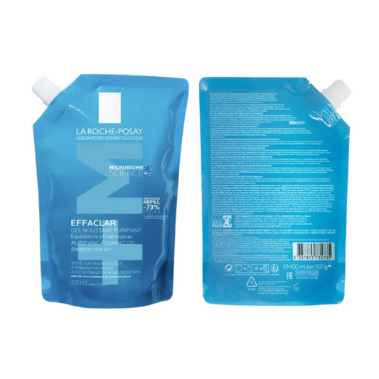 Recharge Effaclar Gel Moussant Purifiant 400 ml – éco-recharge peau grasse Tunisie – achat sur laparadulac.com


