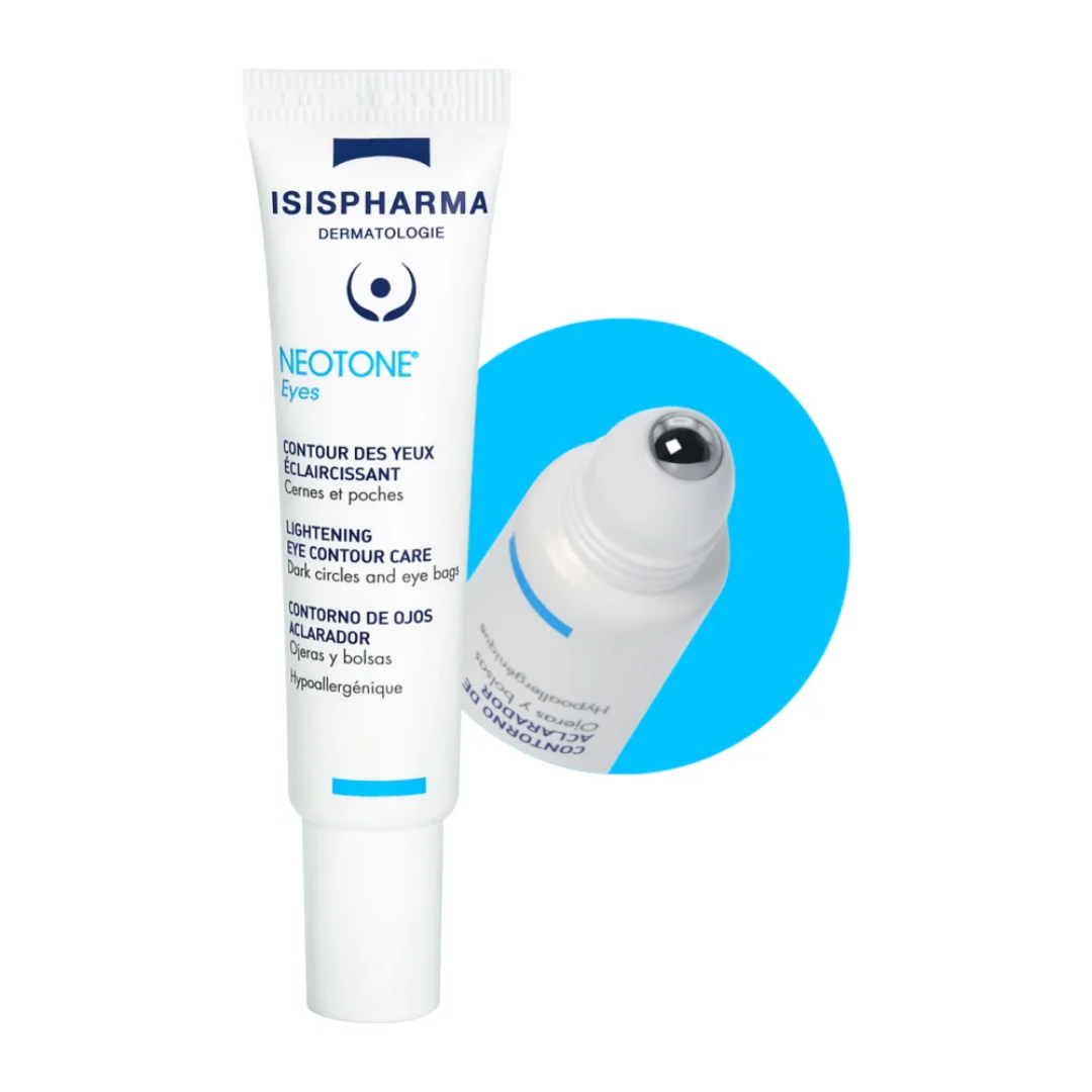 ISISPHARMA Neotone Eyes Contour des Yeux Tunisie – soin contour des yeux anti-cernes et anti-taches, crème dépigmentante regard, dermocosmétique française ISISPHARMA, parapharmacie en ligne Tunisie Lac 2, produits ISISPHARMA originaux pas cher Tunisie, acheter Neotone Eyes en Tunisie sur laparadulac.com