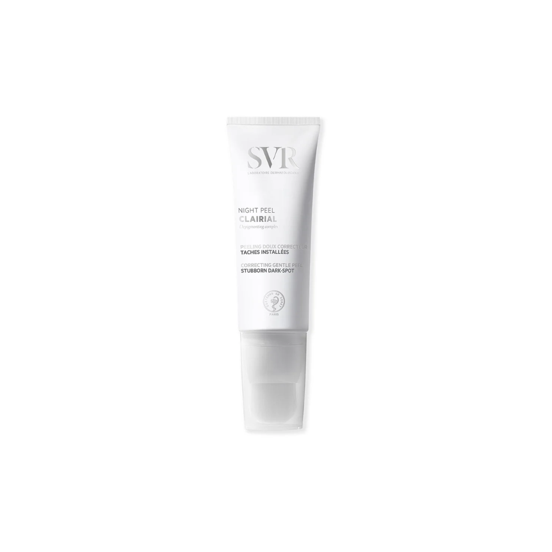 SVR CLAIRIAL Night Peel | Soin Peeling Nuit Anti-Taches & Éclat

Révélez un teint plus uniforme et lumineux avec SVR CLAIRIAL Night Peel. Sa formule enrichie en complexe dépigmentant et acide lactique exfolie en douceur, atténue les taches brunes et booste l’éclat dès la première nuit. Idéal pour tous types de peaux sujettes aux taches pigmentaires.

🛒 Disponible sur laparadulac.com, votre parapharmacie en Tunisie au meilleur prix ! 🚀
