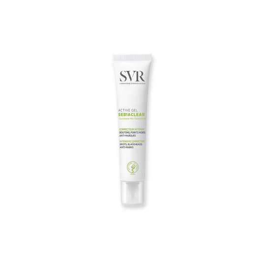 SVR SEBIACLEAR Active Gel | Soin Intensif Anti-Imperfections - Nouvelle Formule

Éliminez boutons, points noirs et marques résiduelles avec SVR SEBIACLEAR Active Gel. Sa nouvelle formule ultra-efficace, enrichie en niacinamide 14% et acide salicylique, purifie, réduit les imperfections et régule l’excès de sébum sans dessécher la peau. Idéal pour les peaux grasses à tendance acnéique.

🛒 Disponible sur laparadulac.com, votre parapharmacie en Tunisie au meilleur prix ! 🚀
