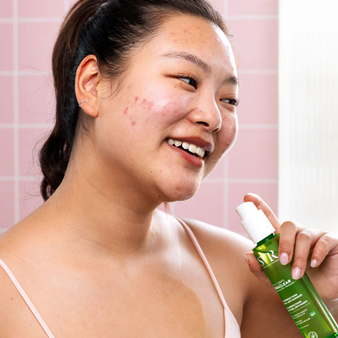 SVR Sebiaclear Spray Corps – Soin purifiant anti-boutons pour dos et corps – Disponible sur La Para du Lac, parapharmacie en ligne N°1 en Tunisie.