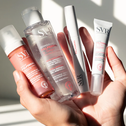 SVR TOPIALYSE Palpebral Gelée Micellaire | Démaquillant Apaisant Yeux Sensibles

Nettoyez et apaisez vos paupières et contours des yeux sensibles avec SVR TOPIALYSE Palpebral Gelée Micellaire. Enrichie en niacinamide et agents hydratants, elle élimine en douceur maquillage, impuretés et particules de pollution tout en réduisant irritations et rougeurs. Idéale pour les yeux réactifs et porteurs de lentilles.

🛒 Disponible sur laparadulac.com, votre parapharmacie en Tunisie au meilleur prix ! 🚀