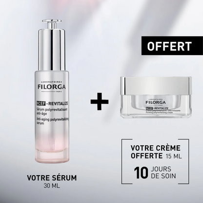 Coffret anti-âge FILORGA NCEF Revitalize disponible sur laparadulac.com – parapharmacie Tunisie pour une peau jeune, lumineuse et raffermie.


