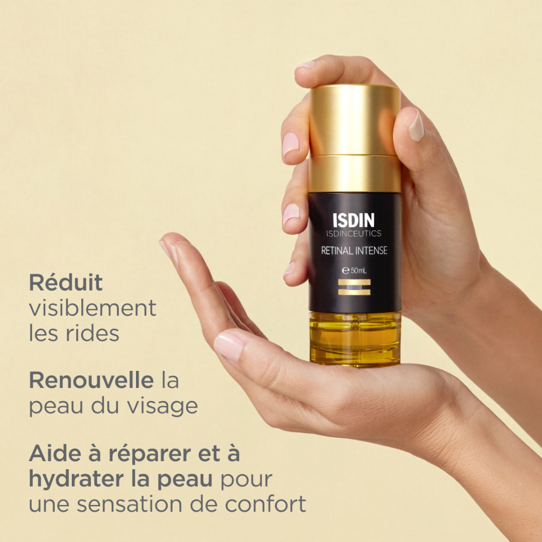 ISDIN Retinal Intense sérum de nuit anti-âge 50ml – Disponible sur laparadulac.com – Laparadulac Parapharmacie Tunisie.

