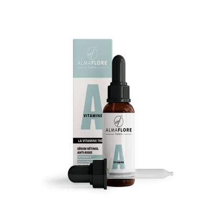 Sérum Vitamine A Almaflore 10ml – soin anti-âge visage disponible sur laparadulac.com, parapharmacie