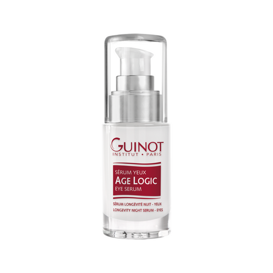GUINOT Sérum yeux anti-âge disponible sur laparadulac.com, parapharmacie Tunisie. Soin ATP régénérant pour regard lumineux et défatigué.