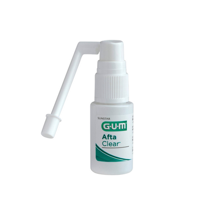 Spray buccal GUM Afta Clear pour soulager les aphtes, en vente sur laparadulac.com, parapharmacie Tunisie spécialisée