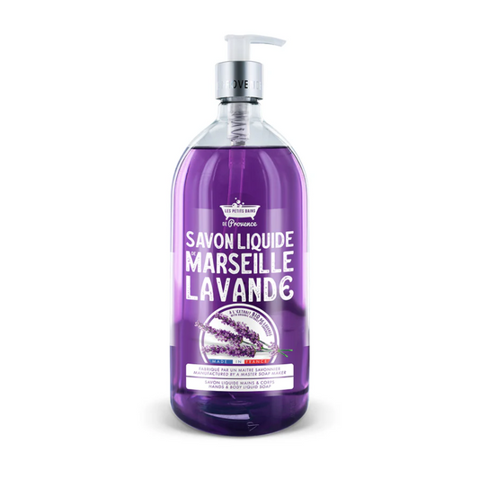 Savon liquide lavande LES PETITS BAINS DE PROVENCE 1L – parapharmacie Tunisie – laparadulac.com.

