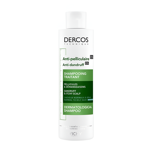 Shampooing antipelliculaire Vichy Dercos DS pour cheveux secs disponible sur laparadulac.com, parapharmacie Tunisie spécialisée à Tunis.

