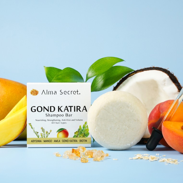 Barre de shampooing ALMA SECRET Gond Katira ultra-doux pour cuir chevelu sensible