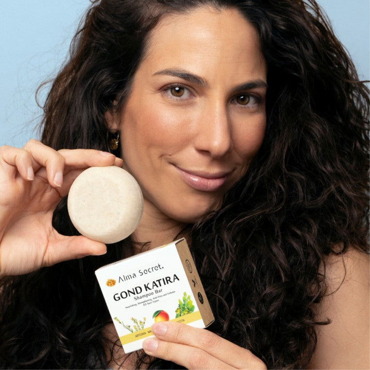 ALMA SECRET Gond Katira shampooing solide sans sulfates pour cheveux secs et sensibles