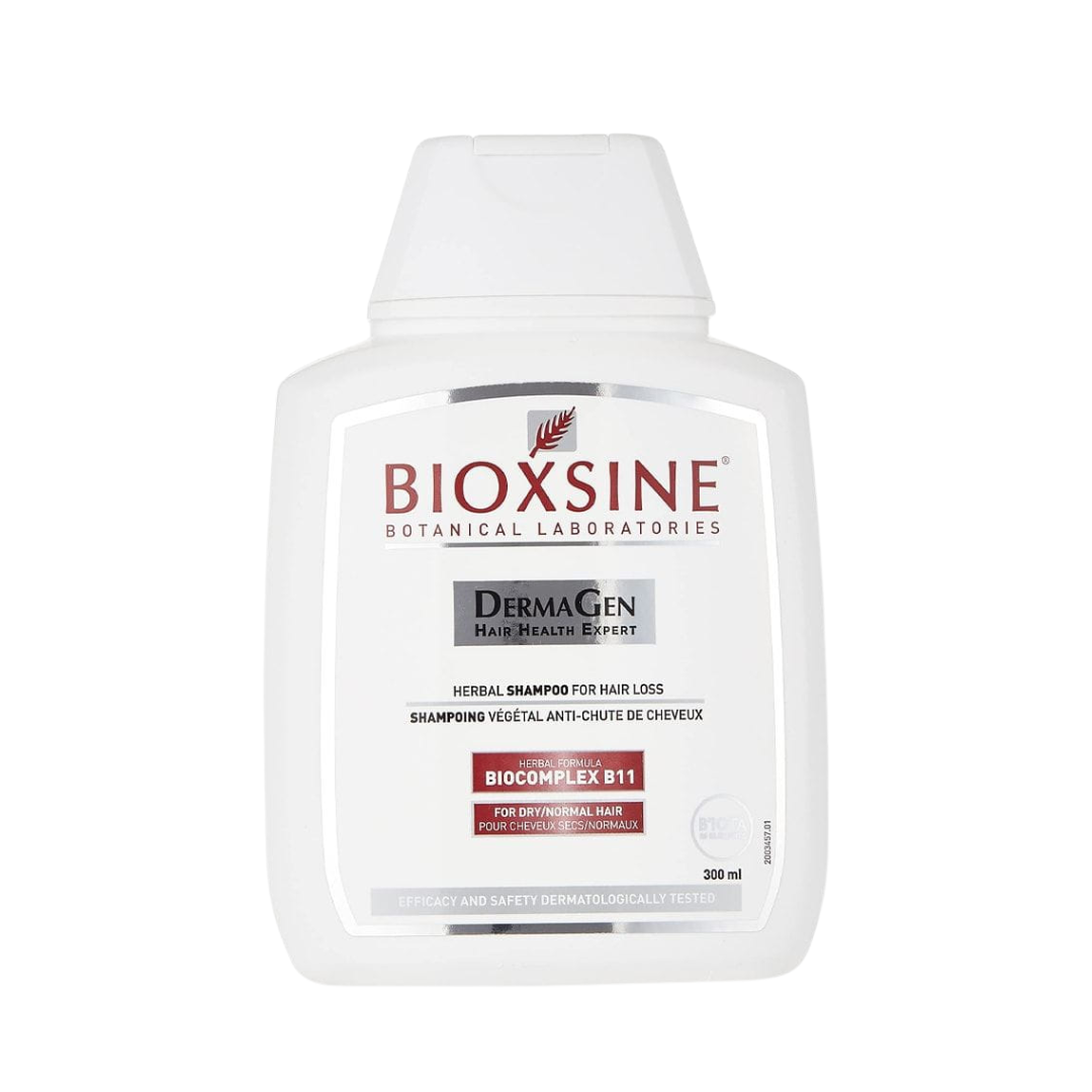 Bioxine Shampooing Anti Chute 300ml sur laparadulac.com, parapharmacie Tunisie : soin capillaire végétal pour cheveux secs, fortifie et stimule la repousse.
