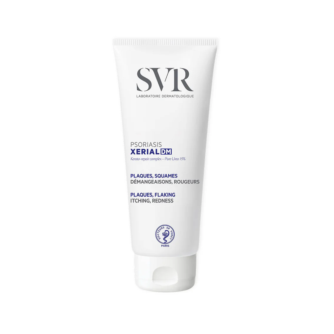 SVR Xerial DM Psoriasis 200ml en vente sur laparadulac.com – parapharmacie Tunisie pour soulager efficacement les symptômes du psoriasis. SVR Tunisie.

