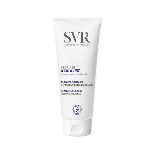 SVR Xerial DM Psoriasis 200ml en vente sur laparadulac.com – parapharmacie Tunisie pour soulager efficacement les symptômes du psoriasis. SVR Tunisie.

