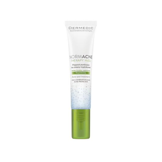 Soin local anti-acné Dermedic Normacne Therapy H2O2, en vente sur laparadulac.com, parapharmacie Tunisie.