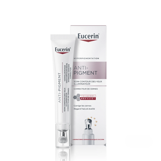 Eucerin Anti Pigment Contour des Yeux Illuminateur disponible sur laparadulac.com parapharmacie Tunisie soin anti-taches contour yeux hydratant