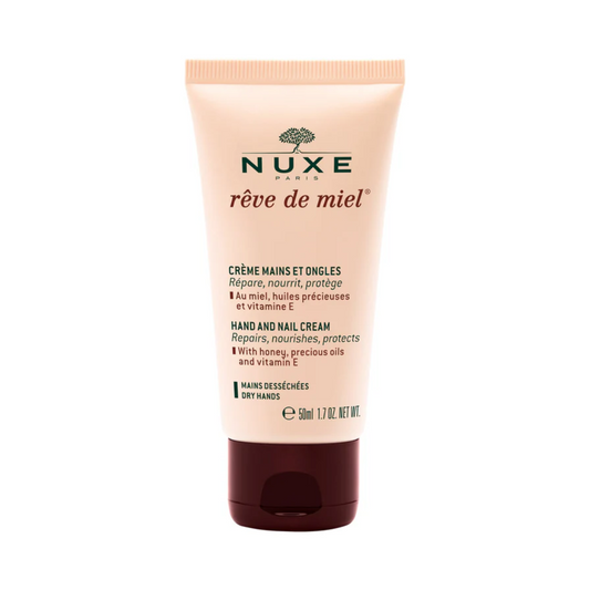 Crème mains et ongles NUXE au miel disponible sur laparadulac.com – soin hydratant parapharmacie Tunisie pour peau sèche et abîmée

